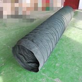 加强 补偿 Ф550绿色帆布伸缩风管 煤机风机软连接