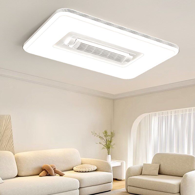 无叶风扇灯客厅主灯大灯全光谱智能卧室简约电扇灯具全屋2025新款