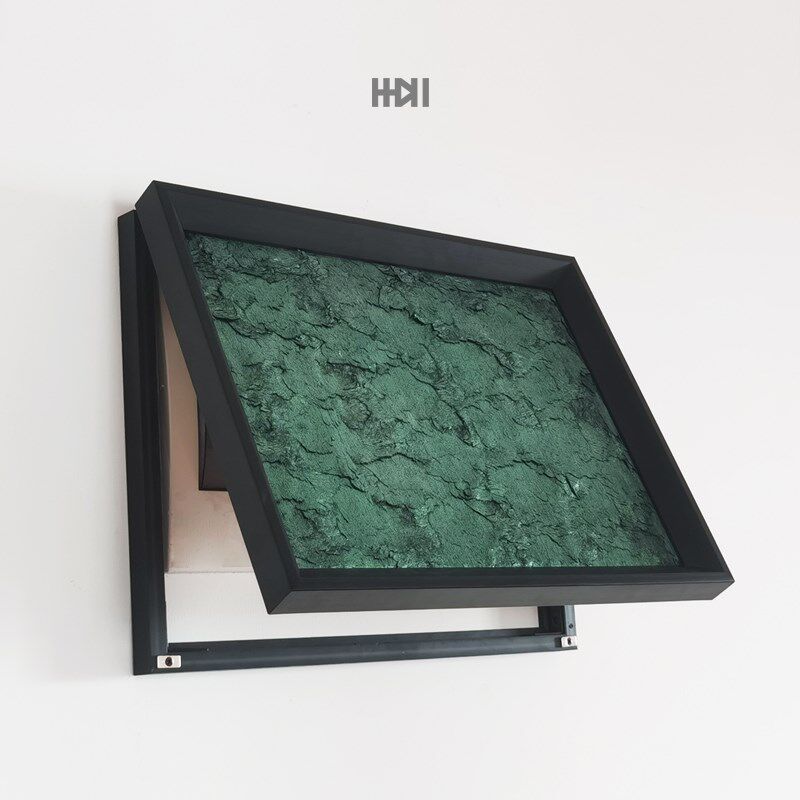 电表箱电表盒遮挡轻奢立体绒布烫金装饰画二十四节气挂画现代简约