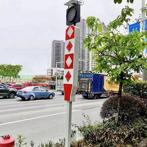 道口标路口安全太阳能道口标道路警示道口标施工道路提示牌道口标