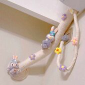 水管包管道挂式 饰 创意化暖气空调管子 饰品遮挡装 美下水道麻绳装