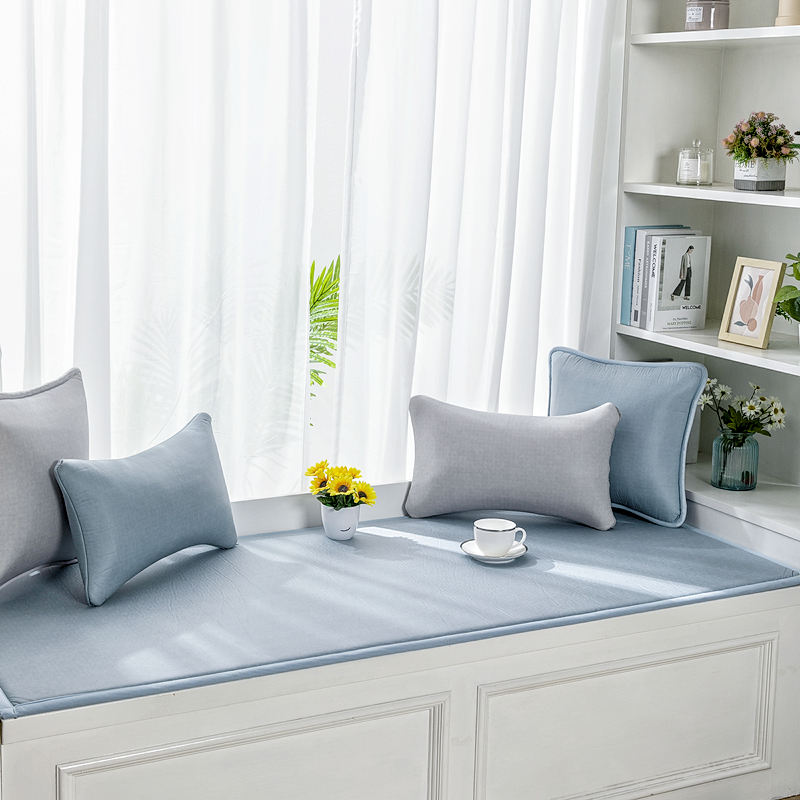 高端科技布飘窗垫窗台垫免洗海绵阳台垫四季简P约榻榻米卧室垫定