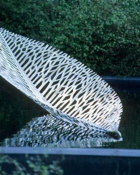 金属真不锈钢叶子镂空树酒店雕塑叶水景户外装饰品摆件创意铁艺