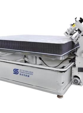 WB-3A全自动床垫翻转围边机台面电动升降Singer300u机头
