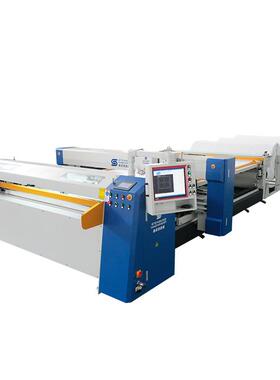 高速双头连续独立花绗缝机XDB-D3000360度独立跳花绗缝和旋