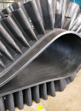 大倾角隔板输送带提升带厂家ST150塔架式抽油机皮带