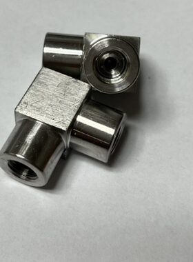 M84弯头*螺纹内x1M8 1接头30不锈钢内丝材料直角内 两牙边 等径