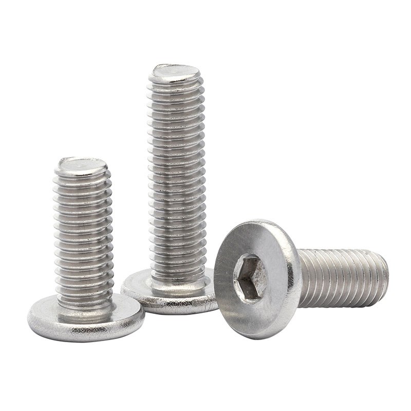 TAF52不锈f钢超短头内六角螺栓CBSTS3-4/5/6/8/10/12/14薄头螺钉1