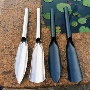 挖土尖铲a不锈钢柳叶铲一体洛阳铲手工具种花家用园艺赶海结实牢