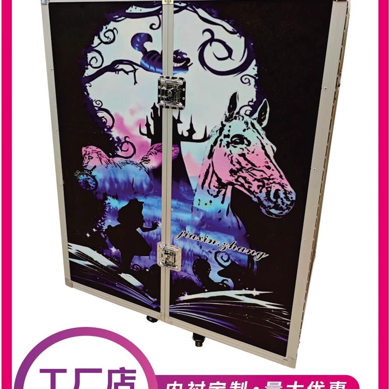 定制航空箱仪器设备箱运输箱线材箱展会器材箱门T窗样角五金展示