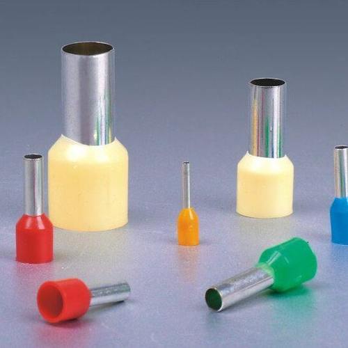 E2510 管形预绝缘接线端子 套管式端子 管型冷压端头 1000只 紫铜