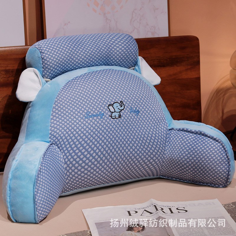 卡通靠垫独立内胆可拆卸办公室椅子护腰靠背胡萝卜床X头软包大腰