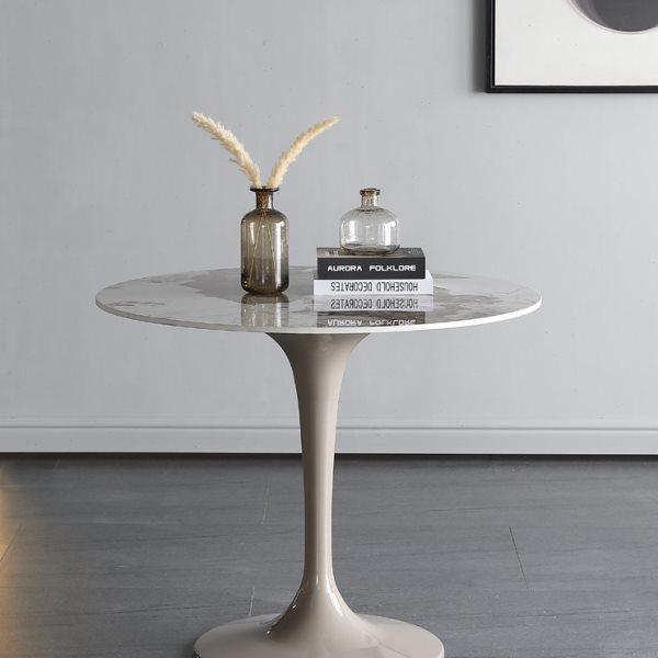 意式岩板餐桌椅组合现代简约北欧会客阳台休闲桌椅接待洽谈小圆桌,住宅家具,岩板餐桌,淘宝优惠券,粉丝福利购,淘宝优惠卷