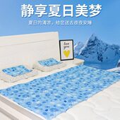 冰枕头凝胶冰垫冰凉注水垫沙发免学生宿舍凉席夏季 降温床垫子