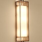 中国风玄关走廊灯过道阳台灯简约现代壁灯新中式 灯具卧室床头灯