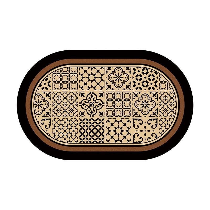 软硅藻泥轻奢现代高级吸水速干防滑垫浴室地垫家用卫X生间厕所门