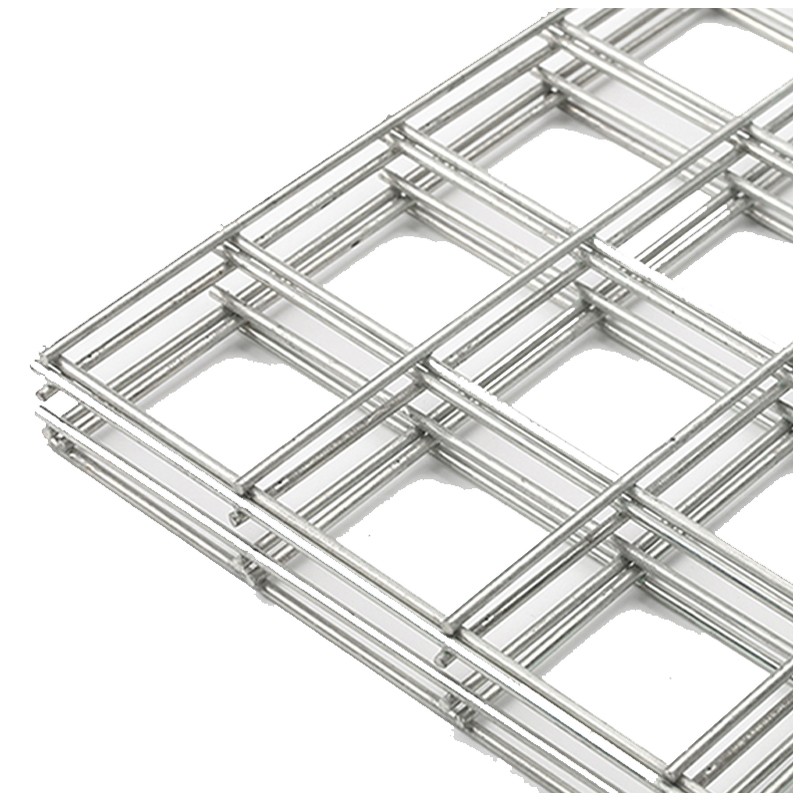 加粗镀锌铁丝电焊网片建筑网格养殖底网隔离网狗笼子钢丝围栏防护