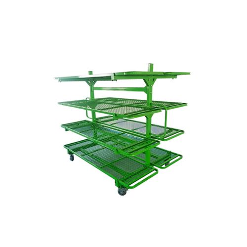 双面网格物流松布架松布车服装厂布料放布车物料车