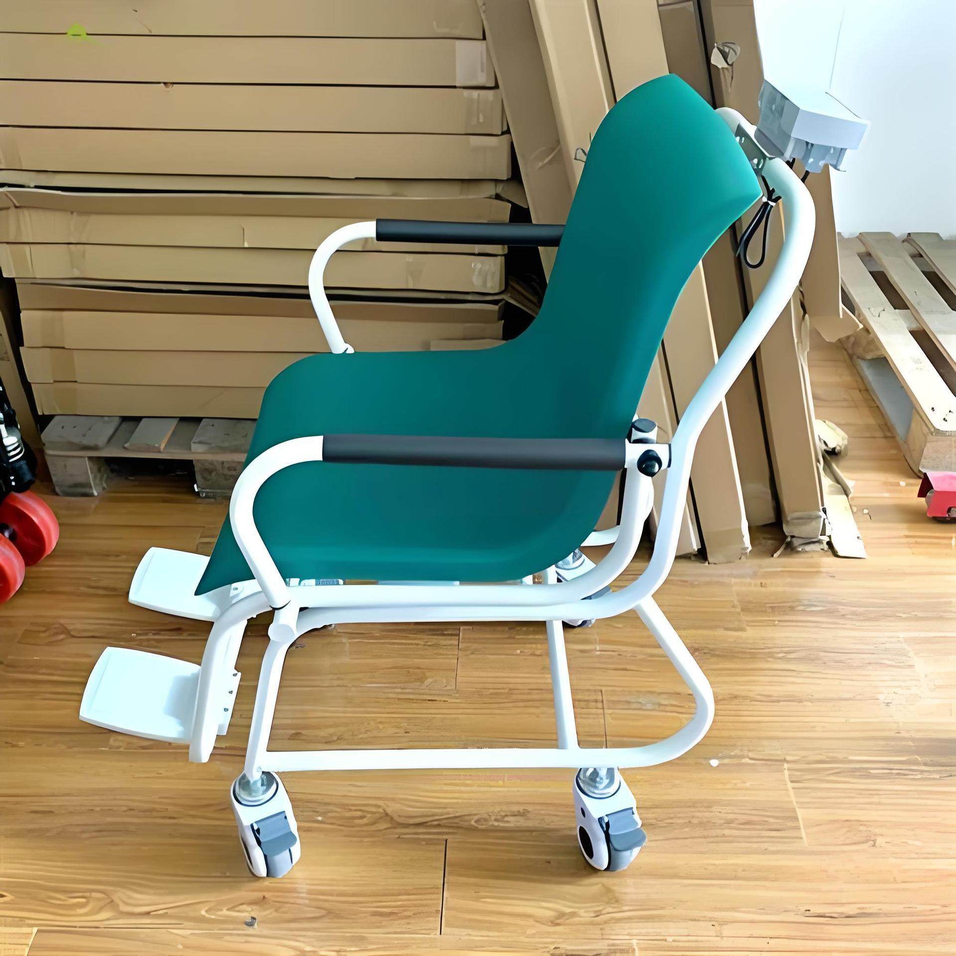 上海200kg电子坐椅秤手推移动式座椅体重秤护理称重电子秤