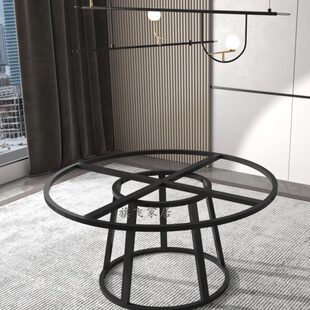 支架腿板岩脚大理石桌子支撑架桌脚架子腿不锈钢桌圆餐桌圆形底座