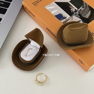 少女心戒指盒首饰盒惊喜求婚创意情人节礼物礼物盒不帽子腻