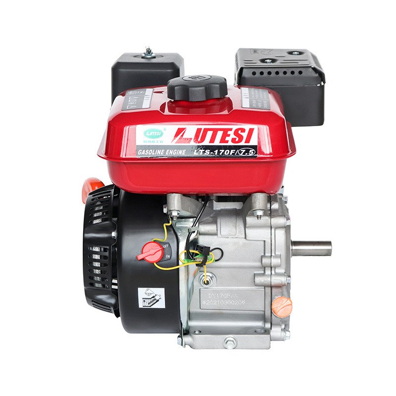 汽油发动机四冲m程单缸发动机168f小型微耕打谷机