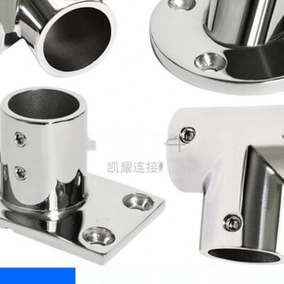 底座舶弯头配件mm接头船三通专用316不锈钢游艇25mm3222mm连接件