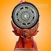 民族瑰宝壮家之宝礼盒装 广西壮族传统文化遗产艺术 13cm铸造铜鼓