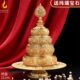 慧宝黄铜曼扎盘古法鎏金三十七供八吉祥曼茶罗七珍宝曼达基盘C款