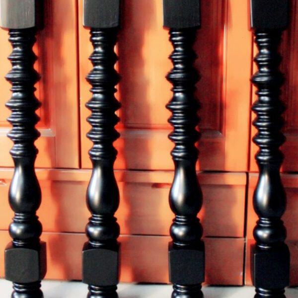 定制实木桌腿餐桌腿书桌腿茶几腿装饰柱梳妆台腿吧台复古腿中欧式