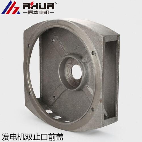 STC发电机配件3 8 10KW 12 15KW 20KW 24 30KW前端铸铁盖前端盖