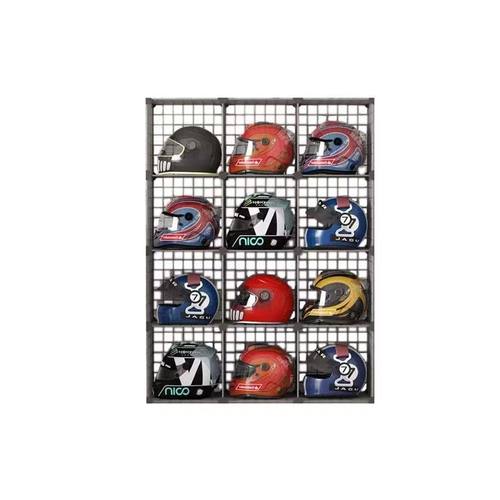 机车安全帽架子家用放帽子的放置架收纳柜安全帽铁艺支架墙置物架