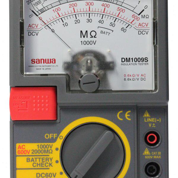 sanwa三和DM1009S进口模拟指针绝缘电阻表高精度1000V模拟兆欧表