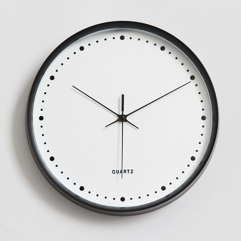 北欧装饰挂钟客厅k现代简约静音家用创意大气挂墙钟圆形卧室时钟