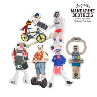 MANDARINE BROTHERS曼德瑞个性绳结宠物猫狗玩具互动解闷露营耐咬