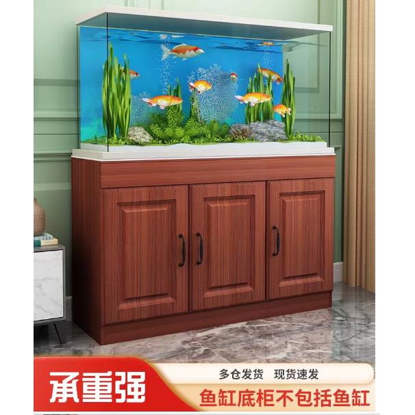 防水岩板台面鱼缸柜子超强承重客厅隔断柜欧式鱼缸底座底架水族柜