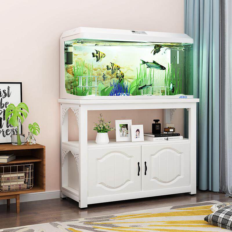 鱼缸底柜底座客厅小户型水族箱草鱼缸架子金属铁艺造型欧式鱼缸柜