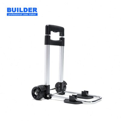 BUILDER标达超市购物车买菜拉杆车铝合金拉货车拖车手推车小拉车