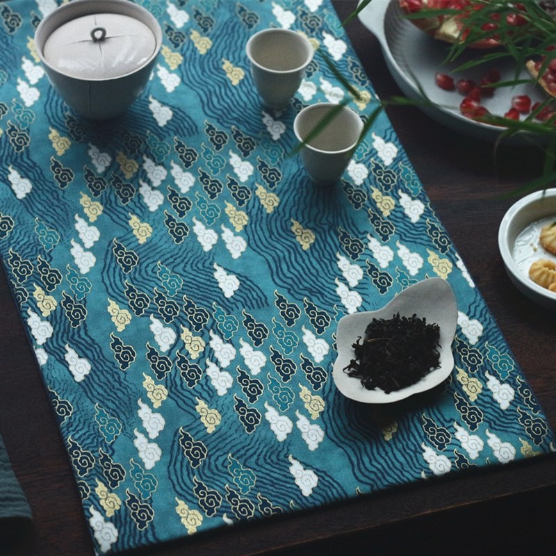 复古民族风日f式古典禅意茶席茶布麻布桌垫桌旗茶桌布杯垫布艺香