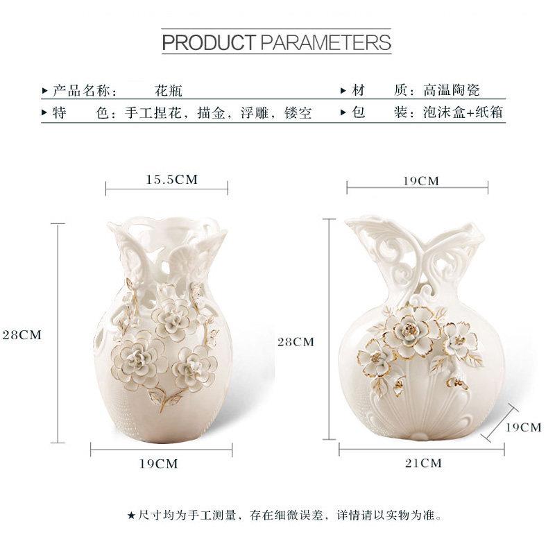 水培花盆陶瓷大号无孔创意个性北欧式vi白色家庭室内水养插花艺术