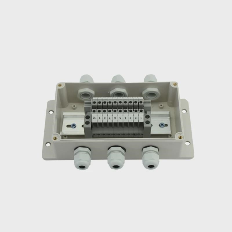 新款户外防水接线盒带端子abs塑料防水盒J防雨电源过线防盒溅uk端