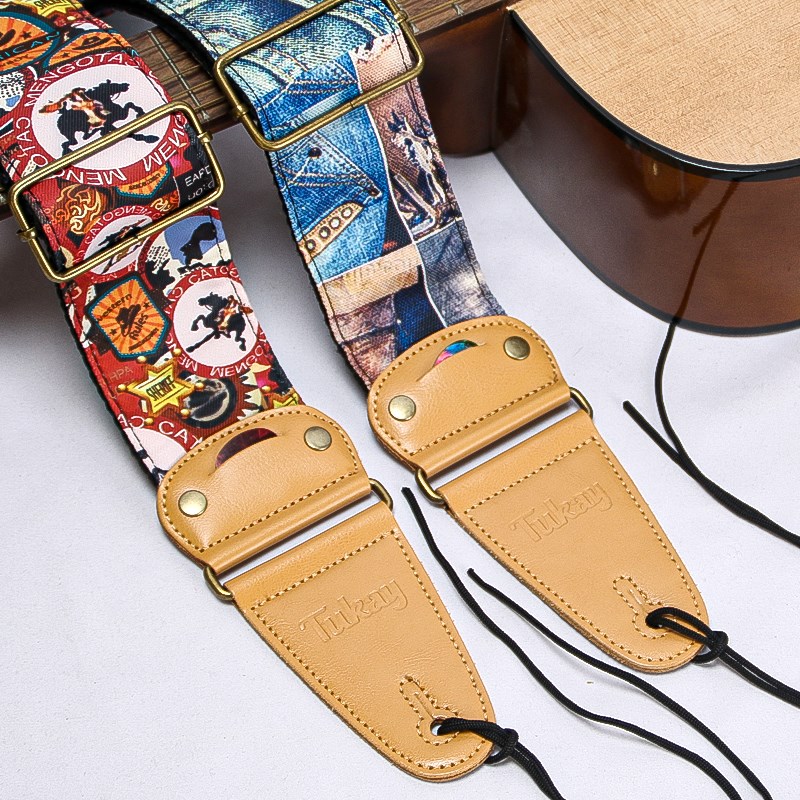 吉他背带民谣男女生专业加宽加厚舒适棉质电吉他演奏带Z子贝斯肩