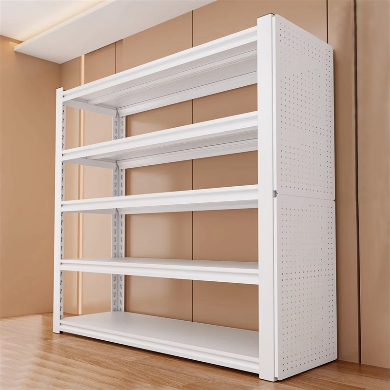 家用货架多层置物架阳台落地置物架超市快J递展示架钢制杂物收纳