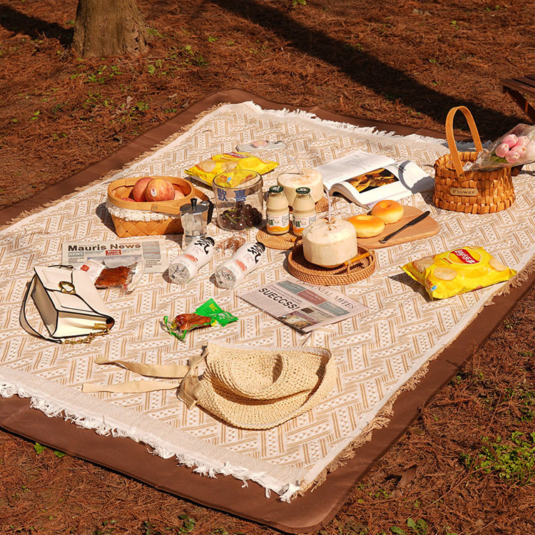 户外ins风野餐垫防潮垫加厚道具春游野餐布用品沙滩垫帐篷地垫子,户外/登山/野营/旅行用品,防潮垫,淘宝优惠券,粉丝福利购,淘宝优惠卷