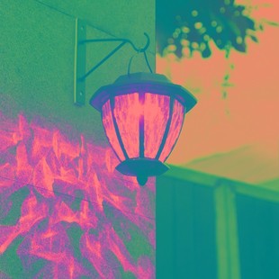 太阳能围墙壁灯户外防水灯景观庭院灯花园布置小T夜灯两用草坪挂