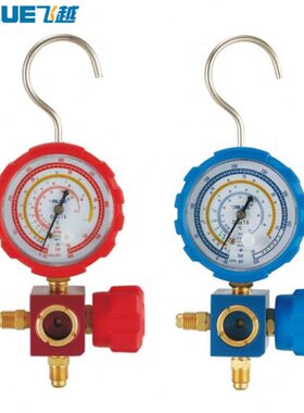 空调加氟压力表越视窗41冷媒R22带1/-单-雪种/0表MGS表RV飞/表
