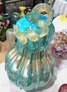 收琉璃高获米装饰寓意琉璃摆件直幸福1米厘18径南瓜摆件 厘3手工