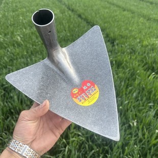 锰钢三角锄淬火一体成型开沟锄起垄D锄头尖角镐松土刨沟锄农用种