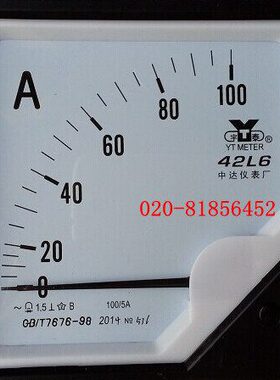 607-4210-L A/6L交流电流表7L426-986 AB安装5A电表10 T60G式42/