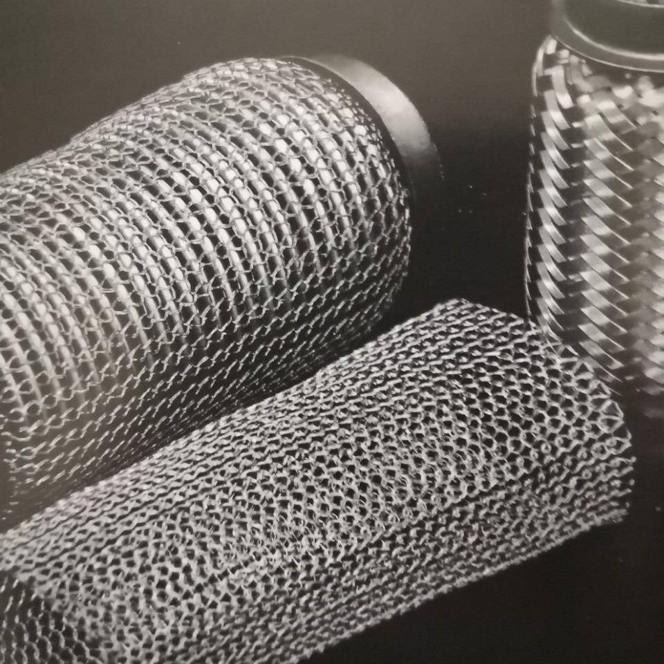 汽车发动机排气管连接波纹管内网针织机